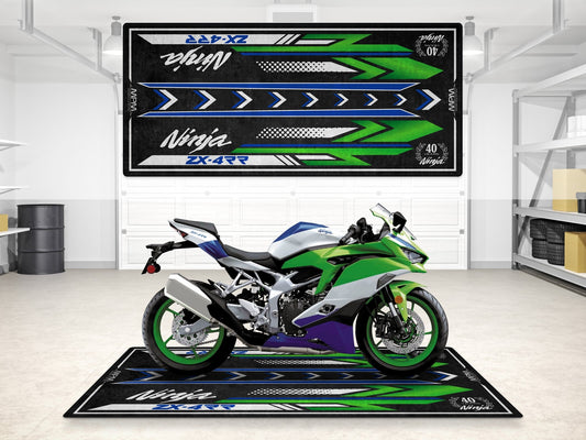 MPM Motorcycle Mat for Kawasaki Ninja ZX-4RR 40th Anniversary - MM7394
