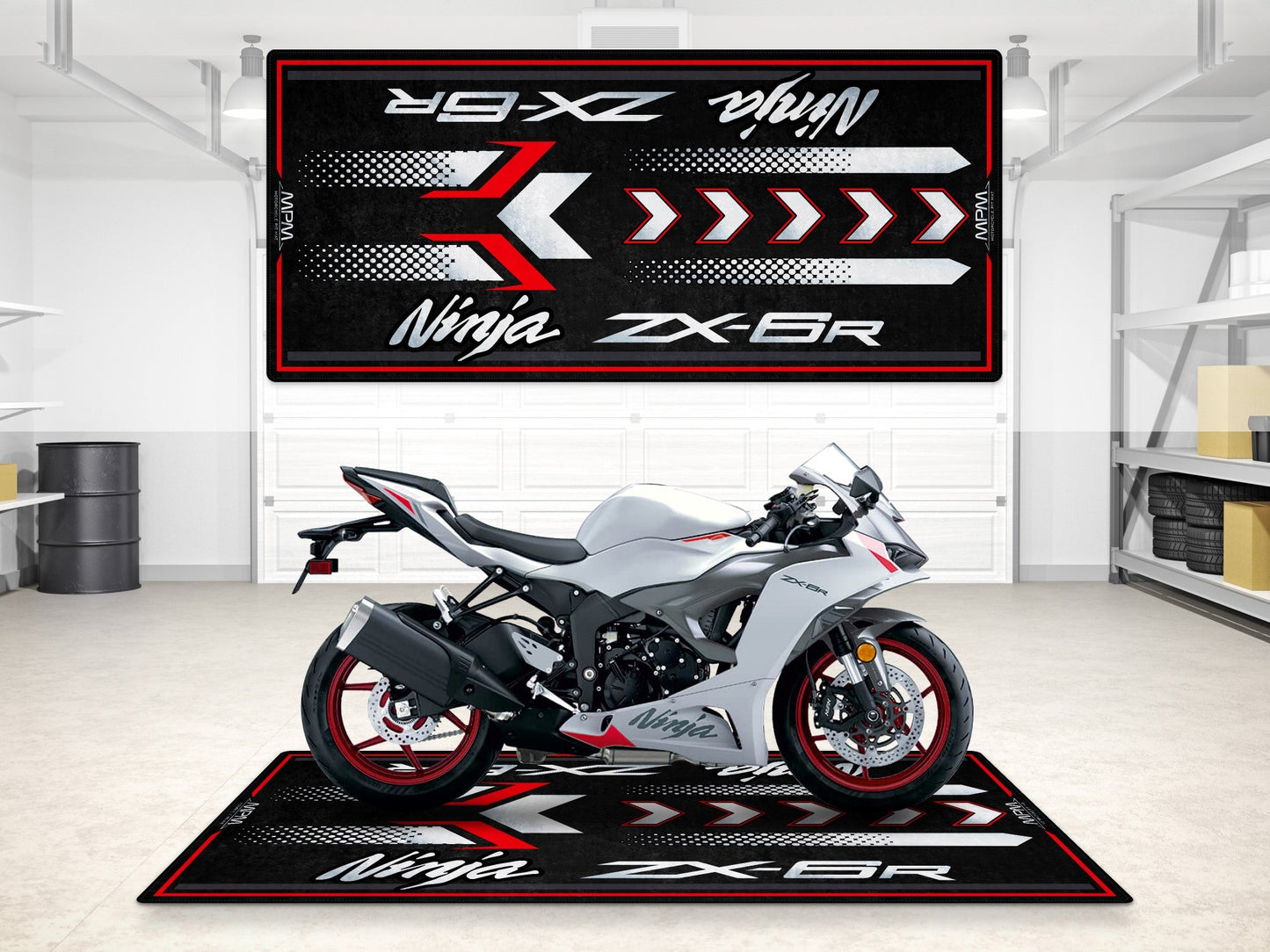 MPM Motorcycle Mat for Kawasaki ZX-6R - MM7395