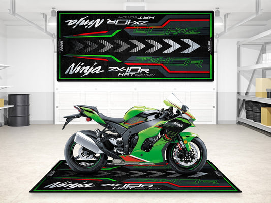 MPM Motorcycle Mat for Kawasaki Ninja ZX-10R KRT Edition - MM7399