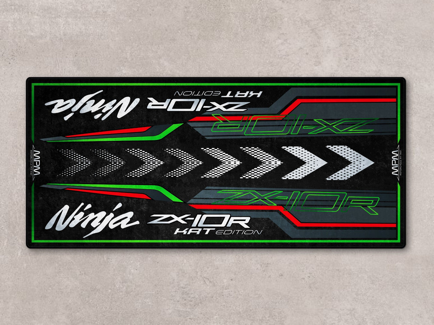 MPM Motorcycle Mat for Kawasaki Ninja ZX-10R KRT Edition - MM7399