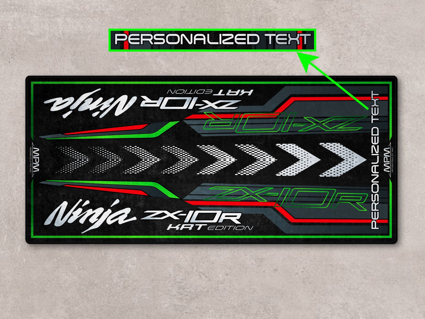MPM Motorcycle Mat for Kawasaki Ninja ZX-10R KRT Edition - MM7399