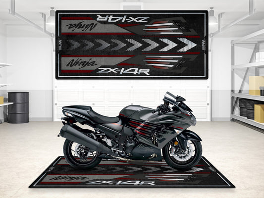 MPM Motorcycle Mat for Kawasaki Ninja ZX-14R - MM7403