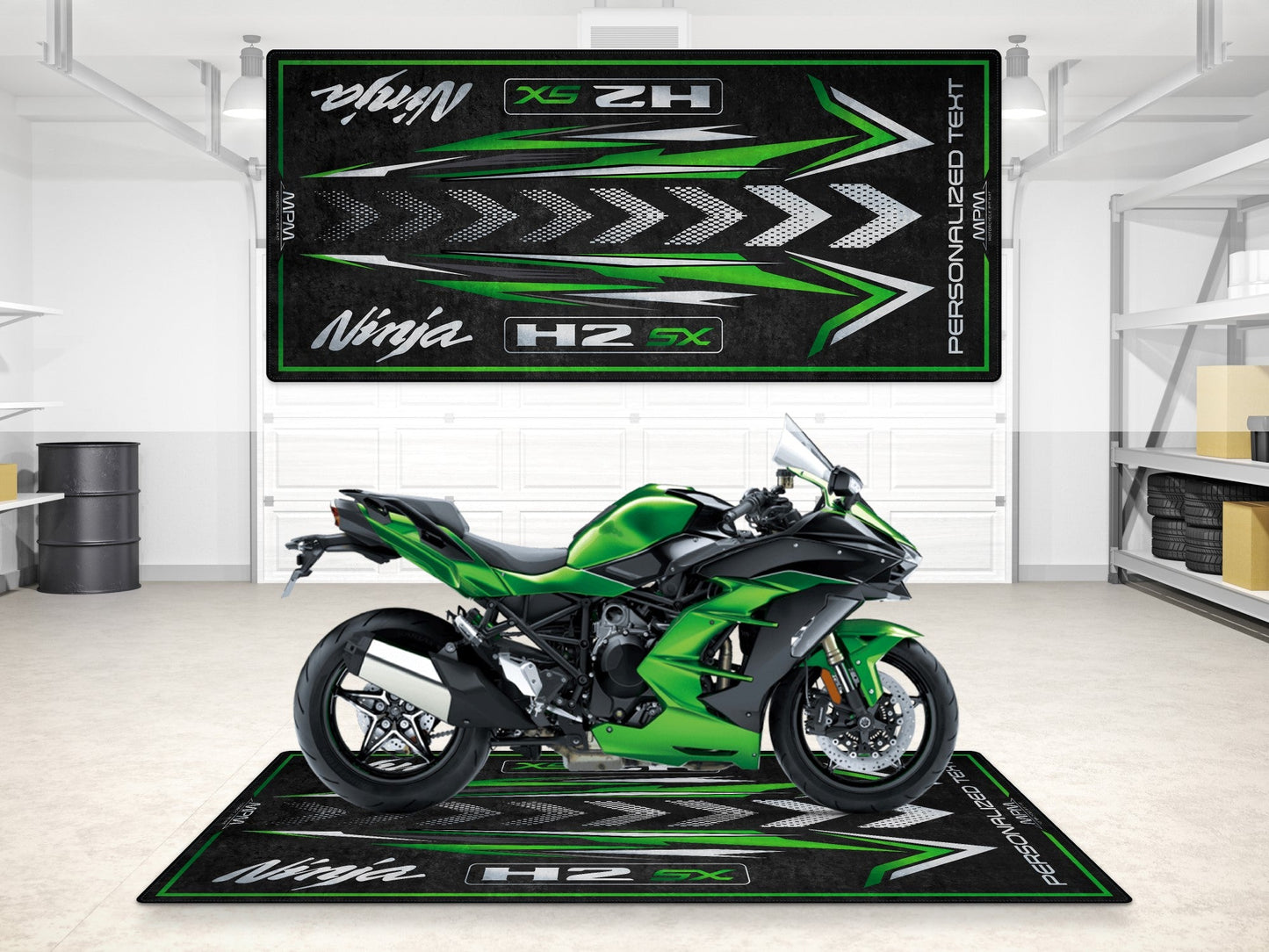 MPM Motorcycle Mat for Kawasaki Ninja H2 SX - MM7404