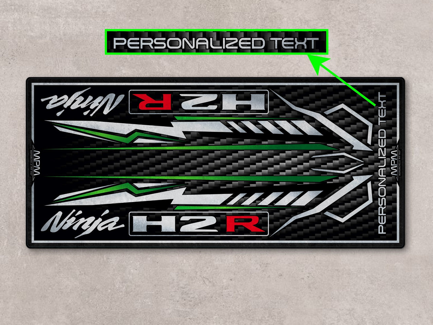 MPM Motorcycle Mat for Kawasaki Ninja H2R - MM7407