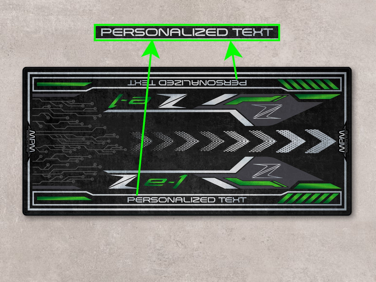 MPM Motorcycle Mat for Kawasaki Z e-1 - MM7409