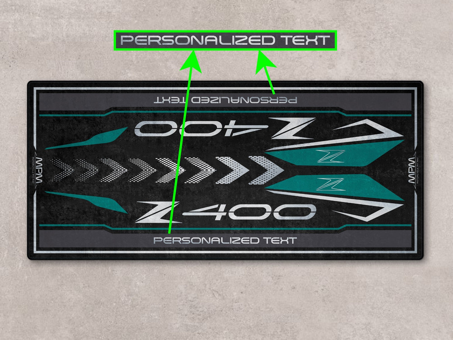 MPM Motorcycle Mat for Kawasaki Z400 - MM7410