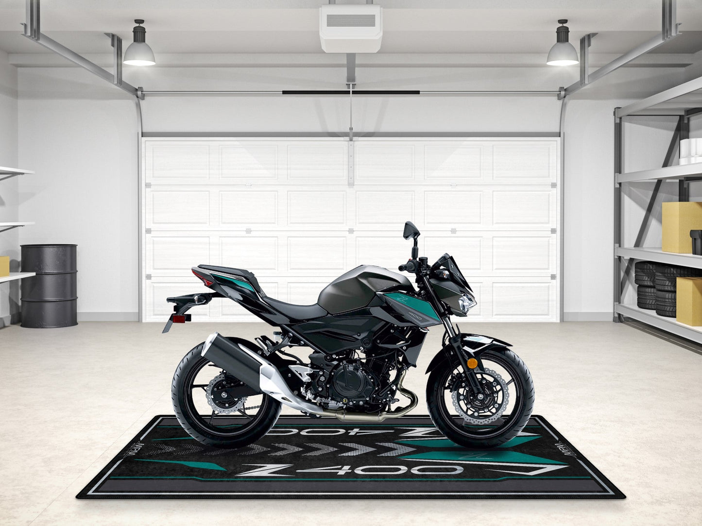 MPM Motorcycle Mat for Kawasaki Z400 - MM7410