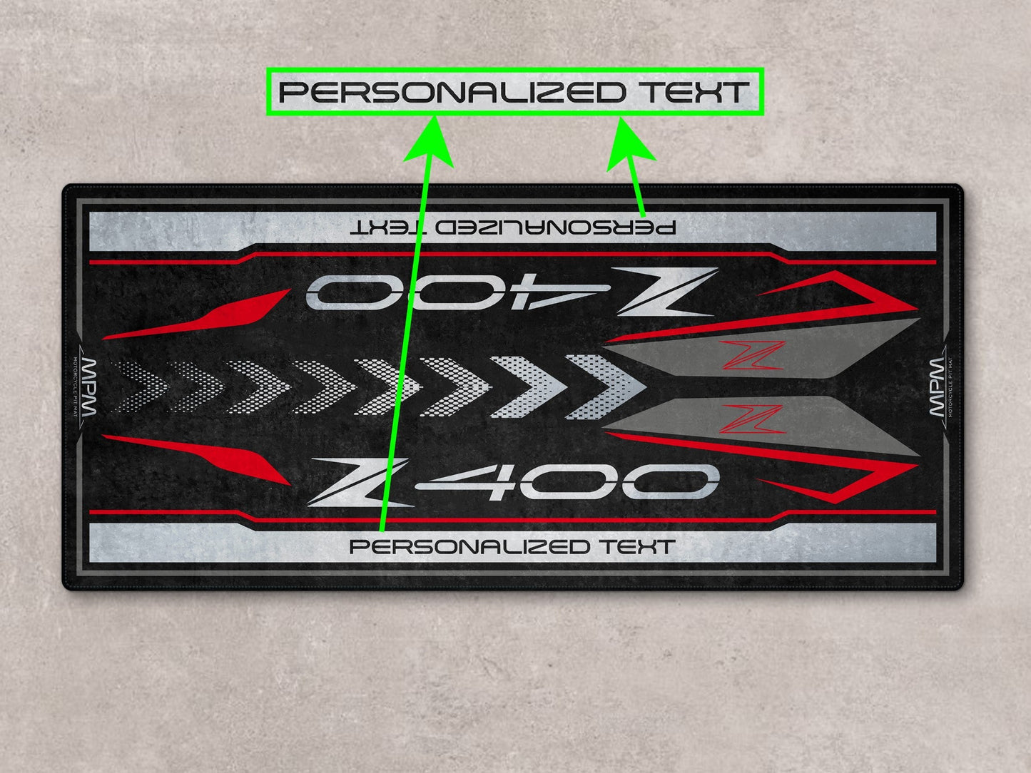 MPM Motorcycle Mat for Kawasaki Z400 - MM7410