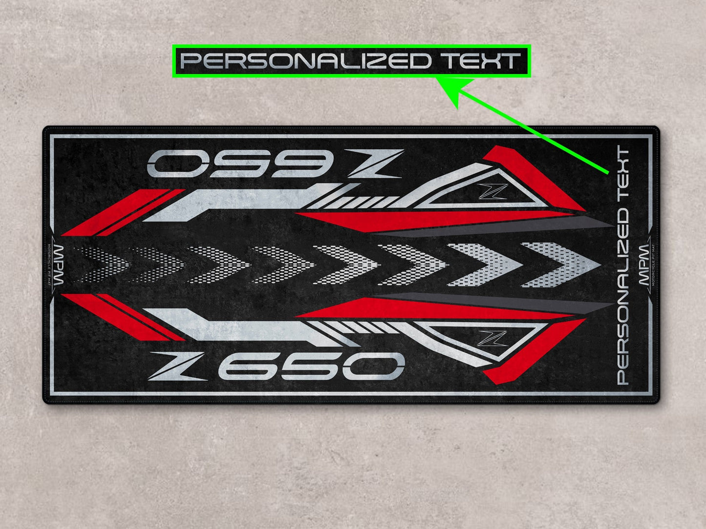 MPM Motorcycle Mat for Kawasaki Z650 - MM7411
