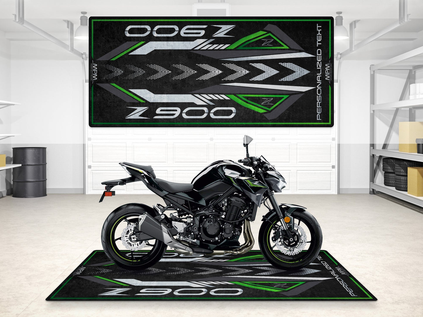 MPM Motorcycle Mat for Kawasaki Z900 - MM7412