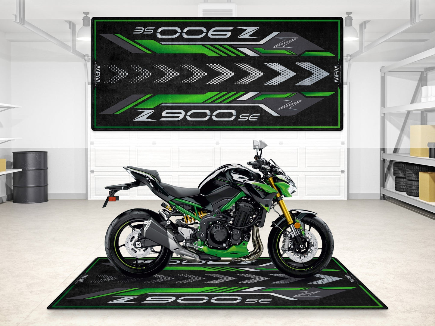 MPM Motorcycle Mat for Kawasaki Z900 SE - MM7413