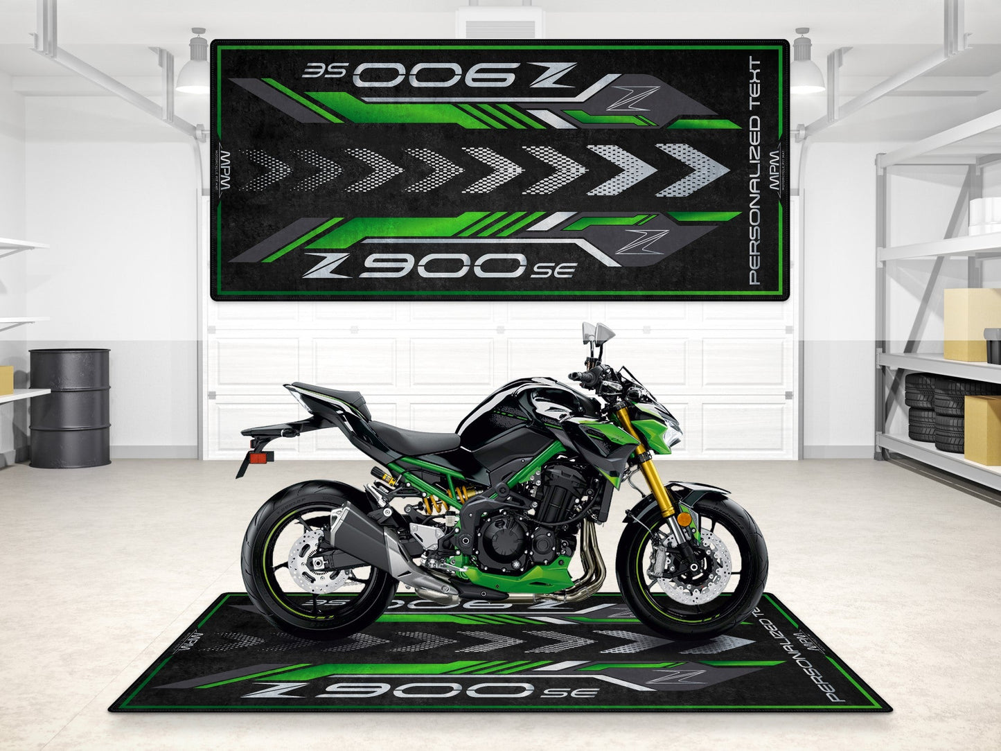 MPM Motorcycle Mat for Kawasaki Z900 SE - MM7413