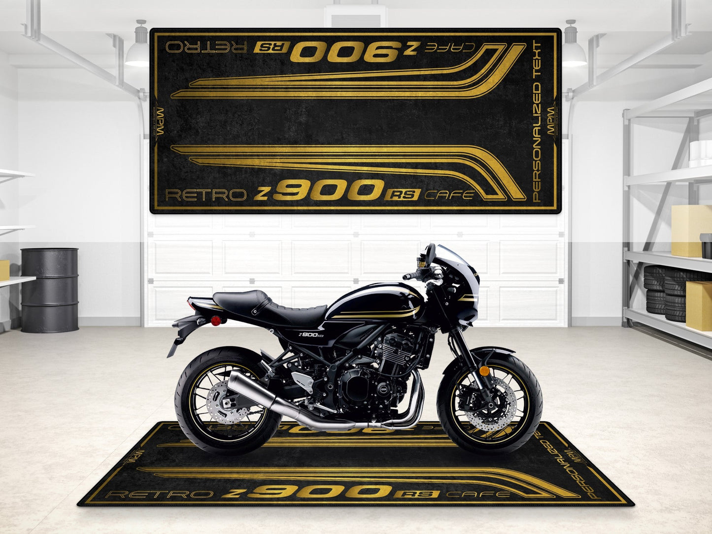 MPM Motorcycle Mat for Kawasaki Z900 RS Cafe - MM7416