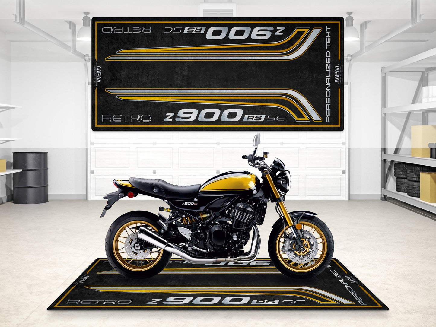 MPM Motorcycle Mat for Kawasaki Z900RS SE - MM7417