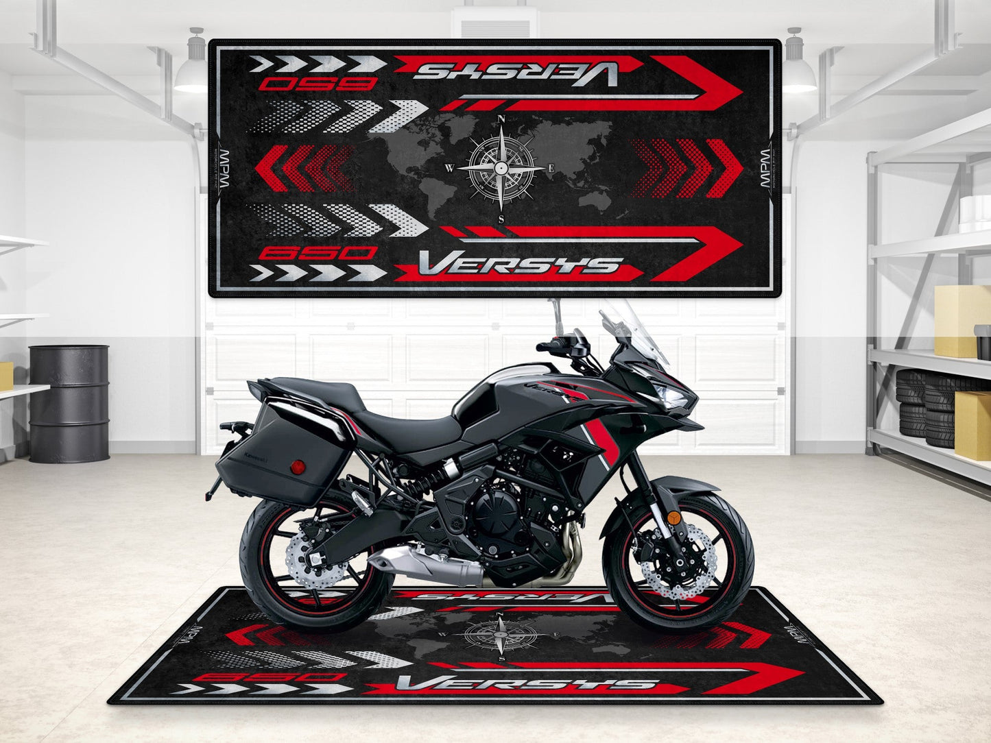 MPM Motorcycle Mat for Kawasaki Versys 650 LT - MM7420