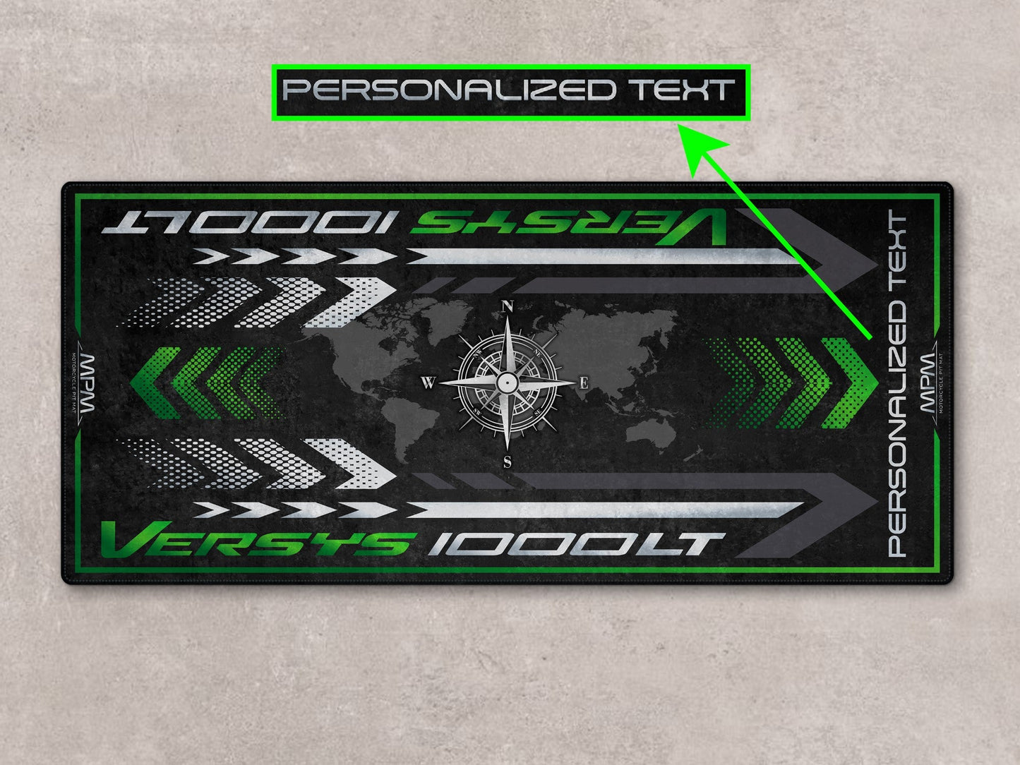 MPM Motorcycle Mat for Kawasaki Versys 1000 SE LT+ - MM7421