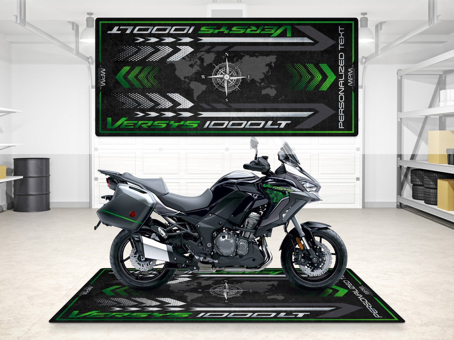 MPM Motorcycle Mat for Kawasaki Versys 1000 SE LT+ - MM7421