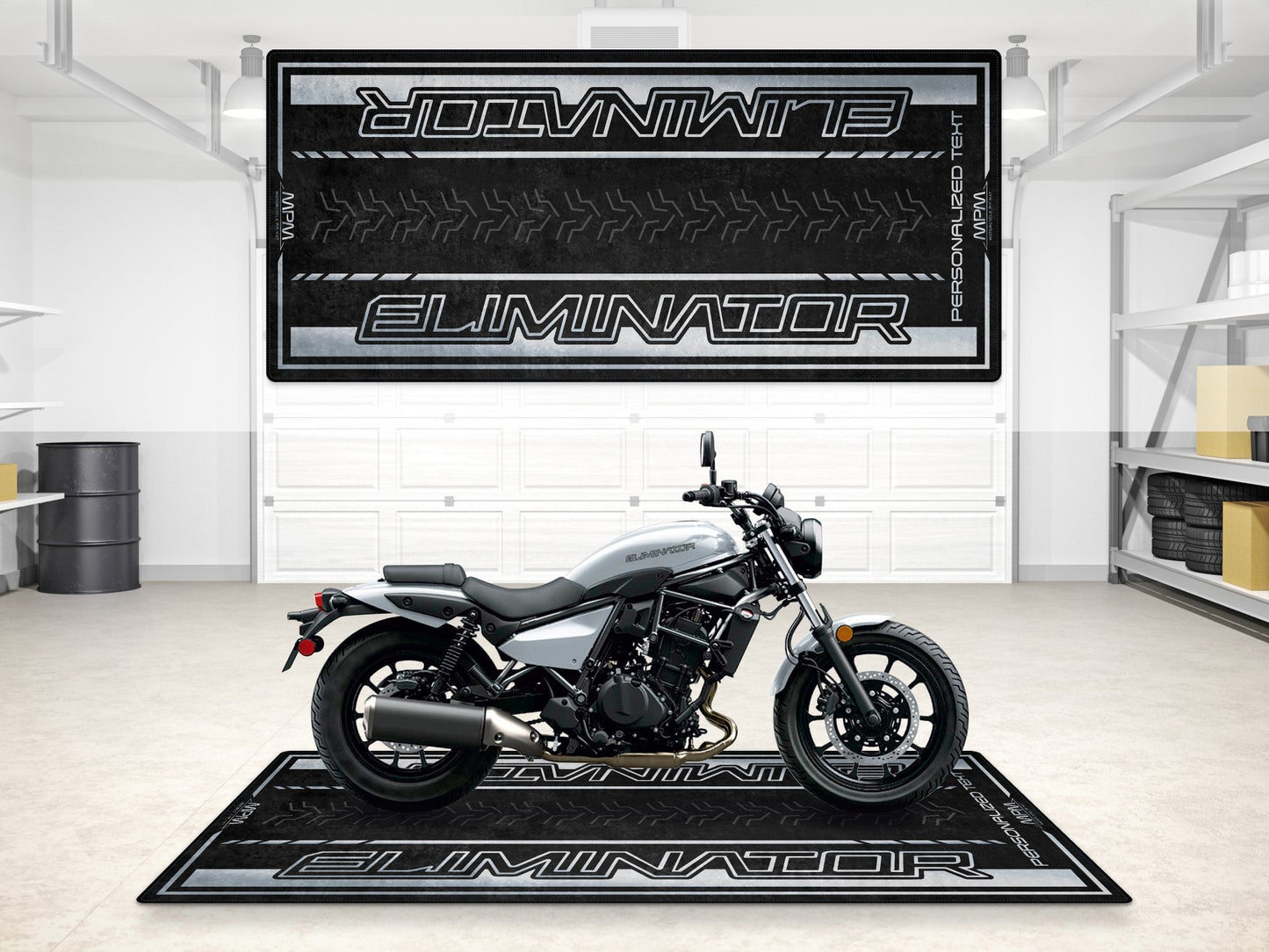 MPM Motorcycle Mat for Kawasaki Eliminator - MM7422