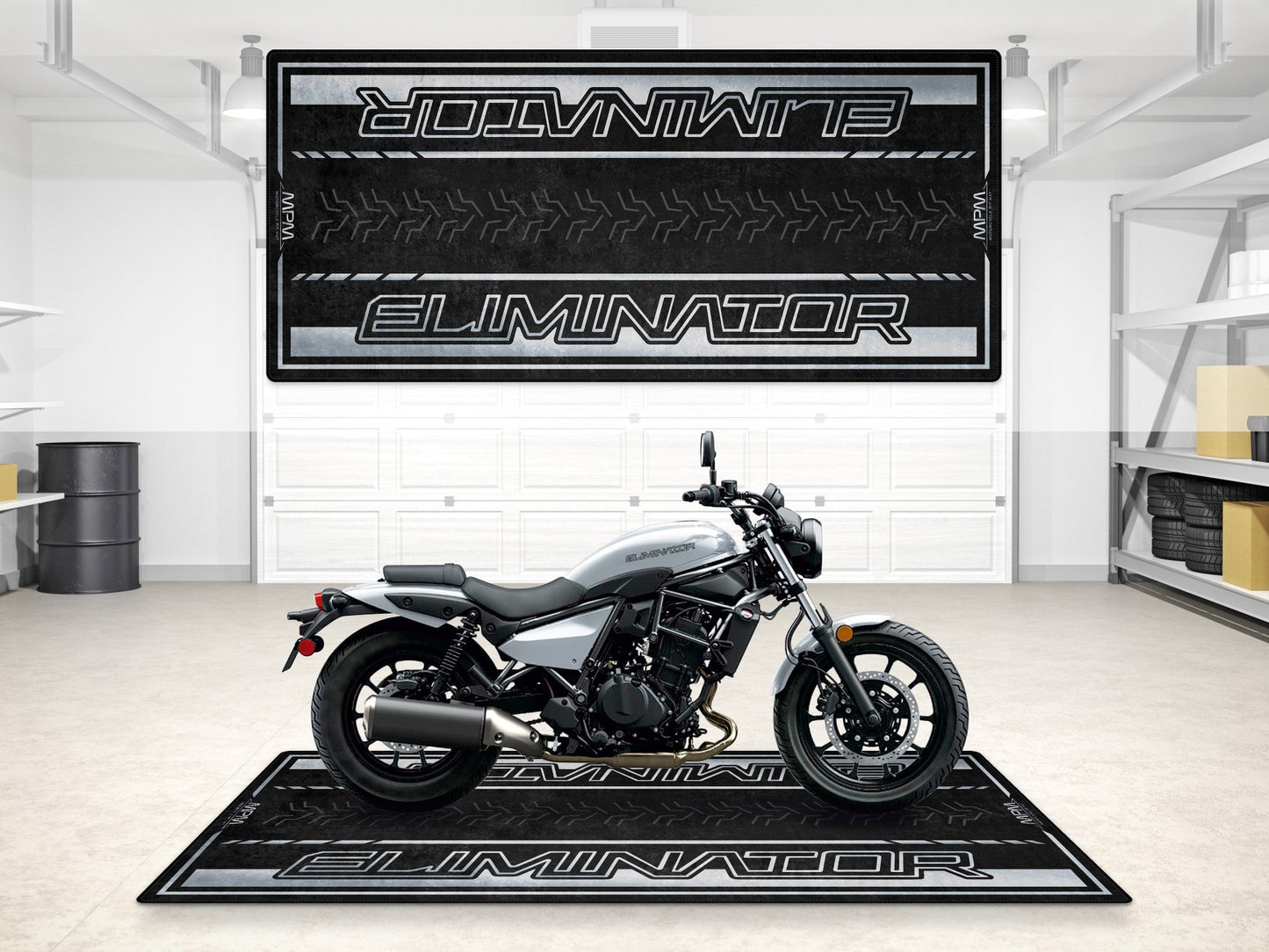 MPM Motorcycle Mat for Kawasaki Eliminator - MM7422