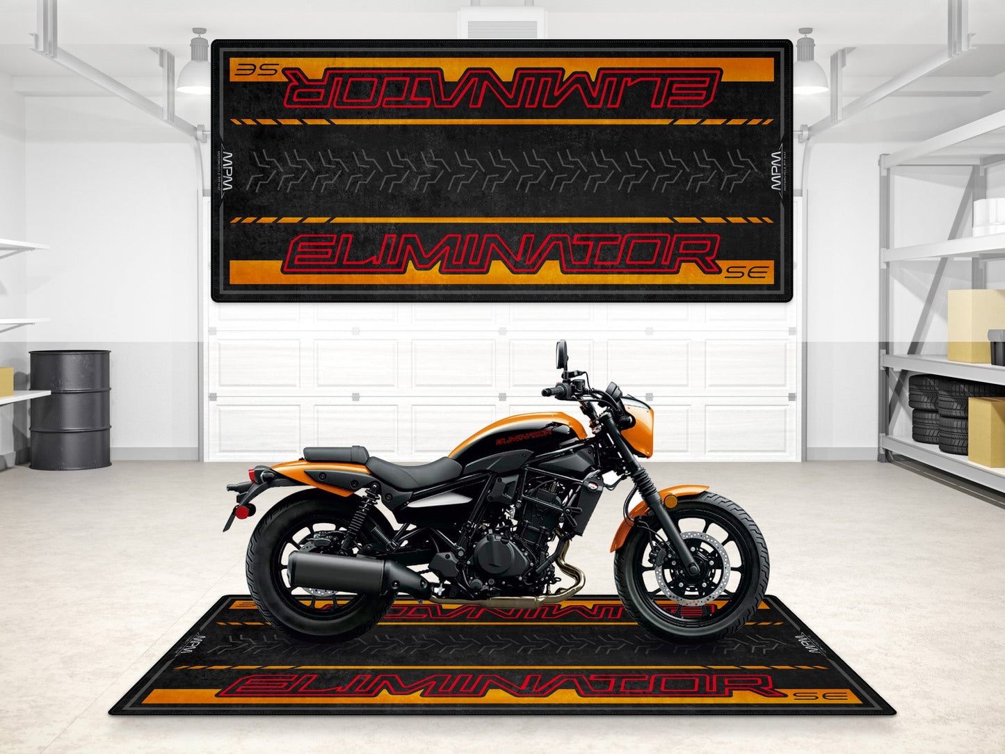 MPM Motorcycle Mat for Kawasaki Eliminator SE - MM7423