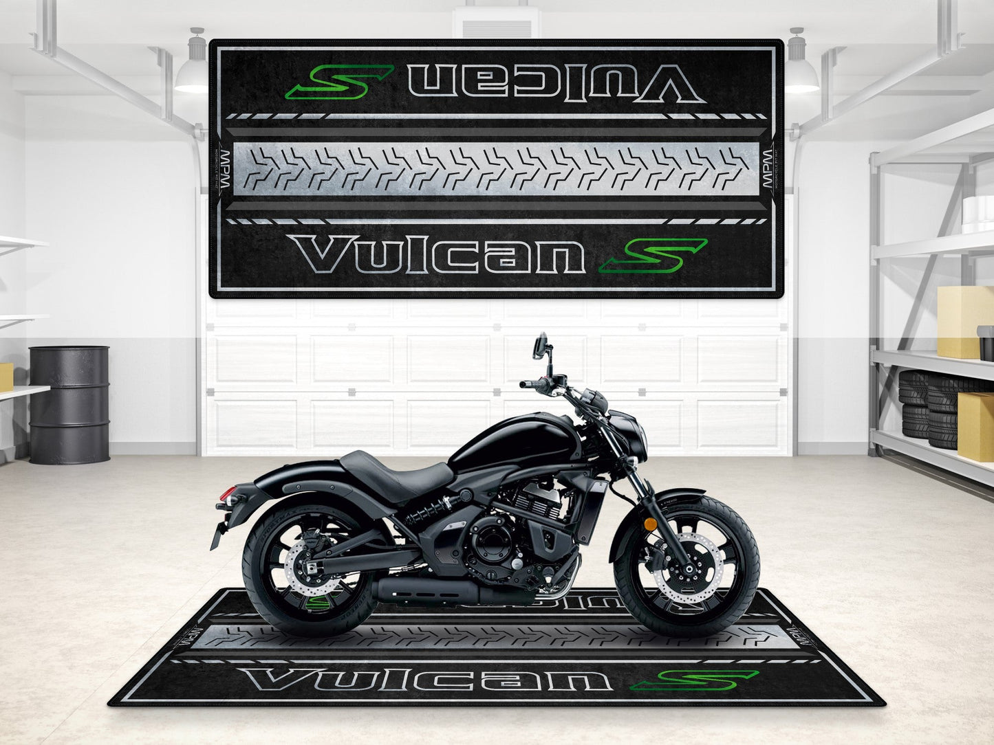 MPM Motorcycle Mat for Kawasaki Vulcan S - MM7424