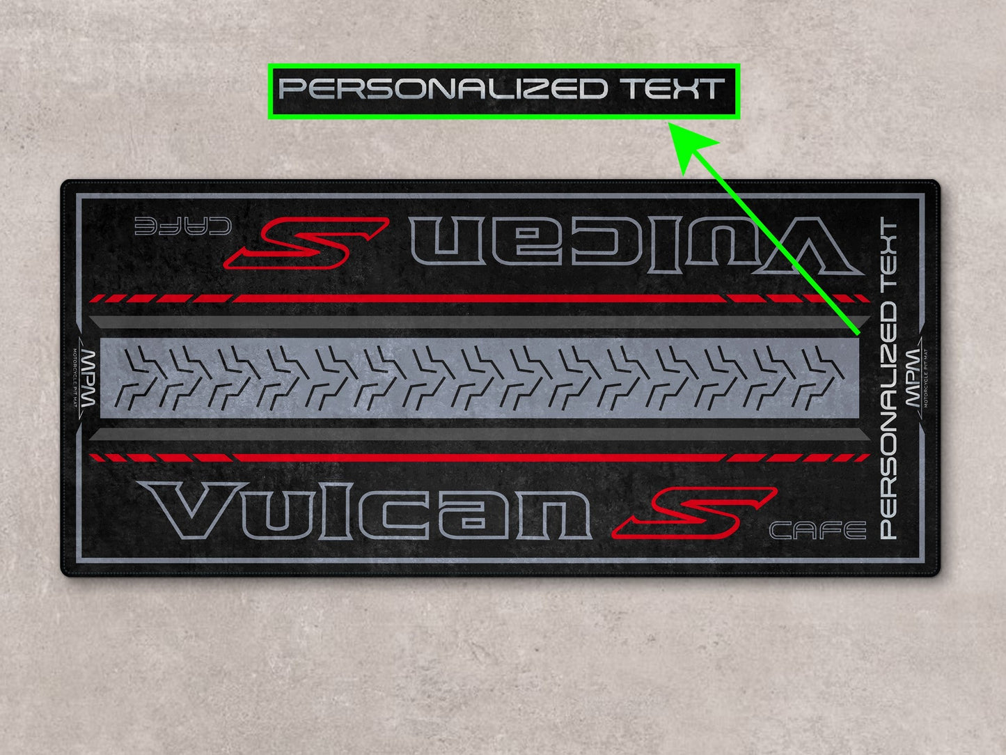 MPM Motorcycle Mat for Kawasaki Vulcan S Cafe - MM7425