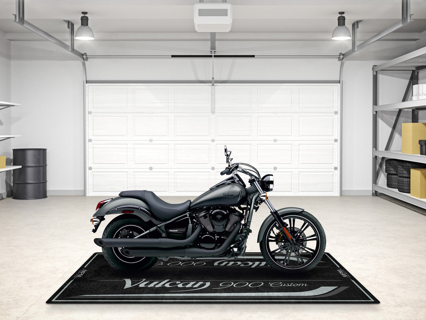 MPM Motorcycle Mat for Kawasaki Vulcan 900 Custom - MM7427