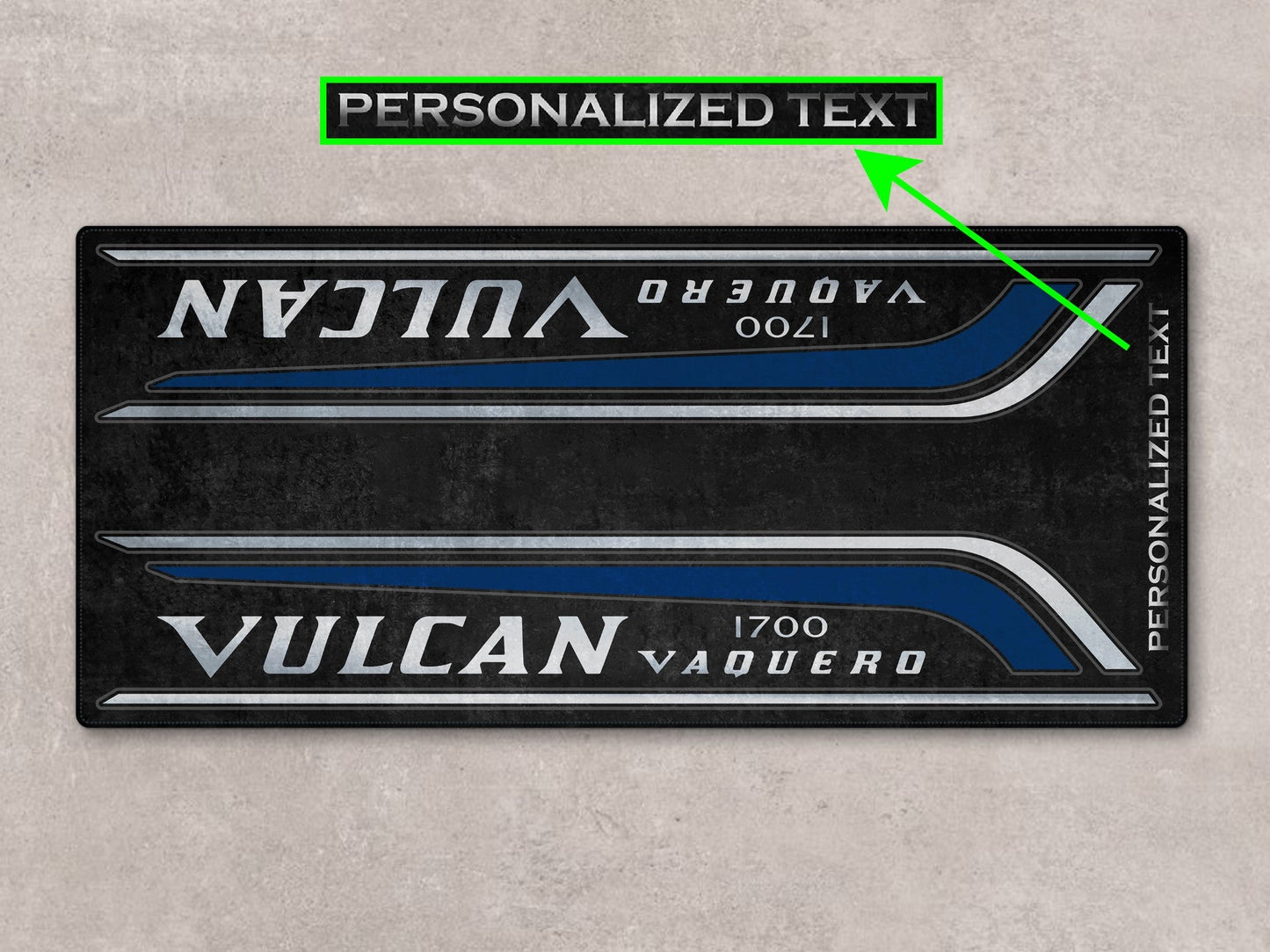 MPM Motorcycle Mat for Kawasaki Vulcan 1700 Vaquero - MM7429