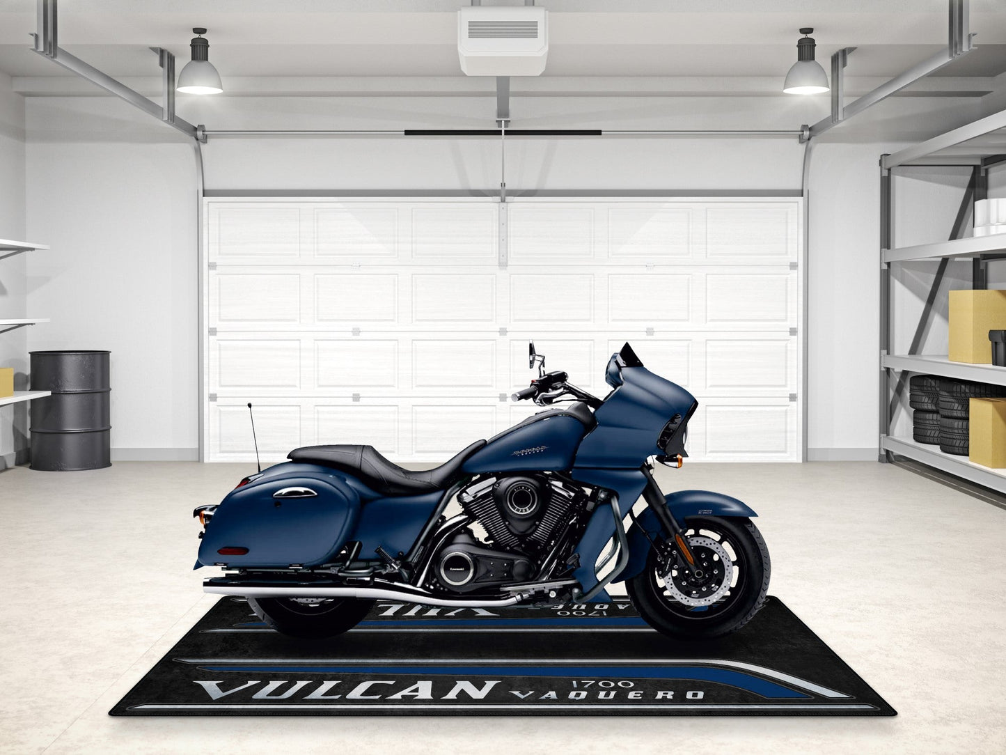 MPM Motorcycle Mat for Kawasaki Vulcan 1700 Vaquero - MM7429