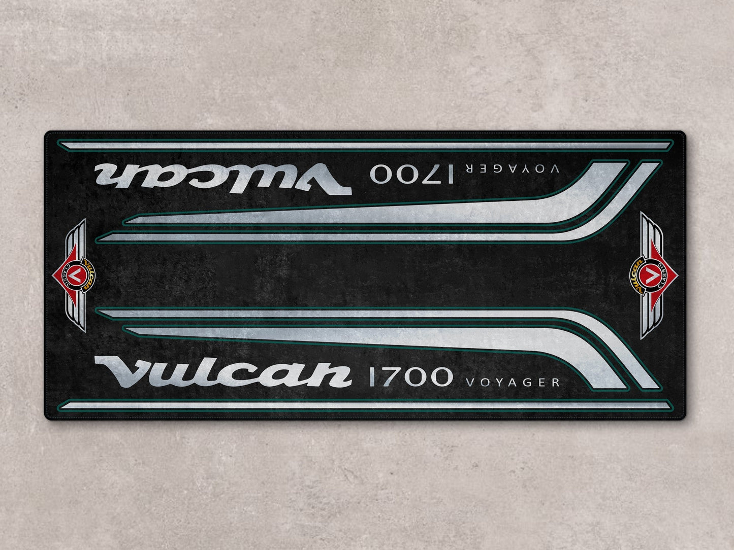 MPM Motorcycle Mat for Kawasaki Vulcan 1700 Voyager - MM7430