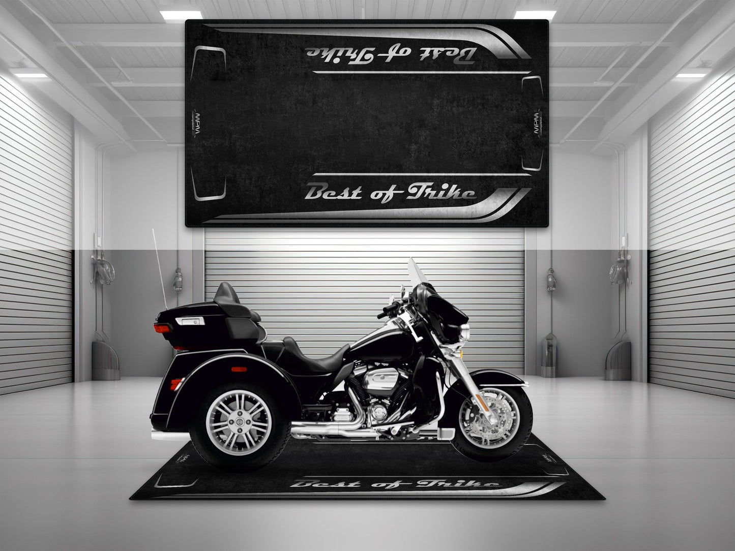 MPM Motorcycle Mat for Trike Motorcycle "Best of Trike" - MM7433