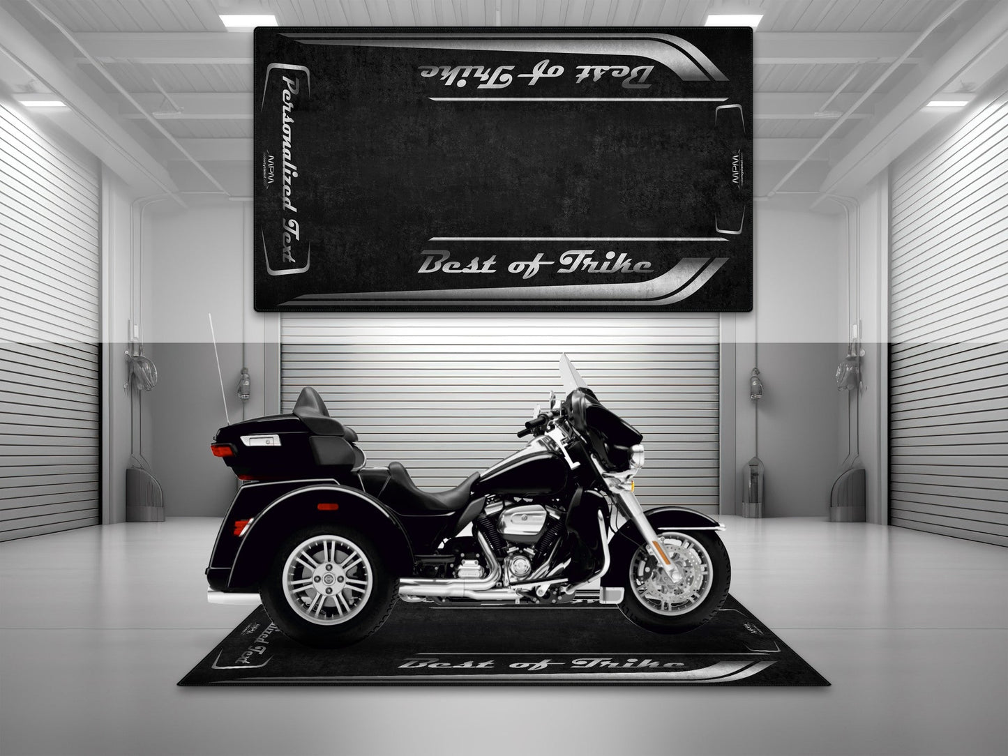 MPM Motorcycle Mat for Trike Motorcycle "Best of Trike" - MM7433