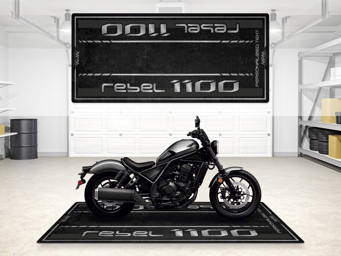 MPM Motorcycle Mat for Honda Rebel 1100 - MM7438