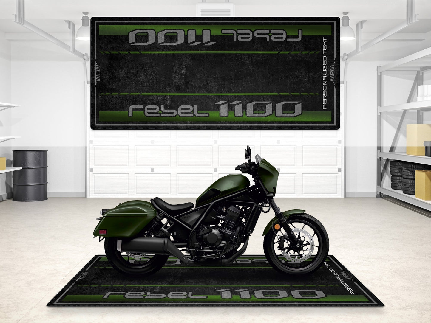 MPM Motorcycle Mat for Honda Rebel 1100 - MM7438