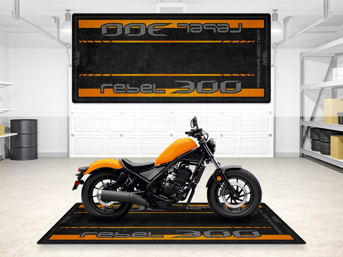 MPM Motorcycle Mat for Honda Rebel 300 - MM7440