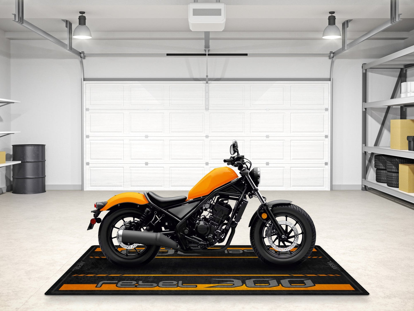MPM Motorcycle Mat for Honda Rebel 300 - MM7440