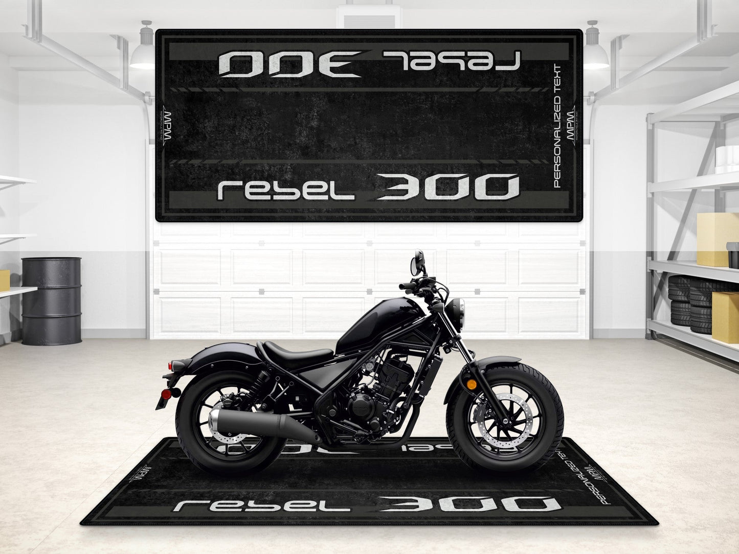 MPM Motorcycle Mat for Honda Rebel 300 - MM7440