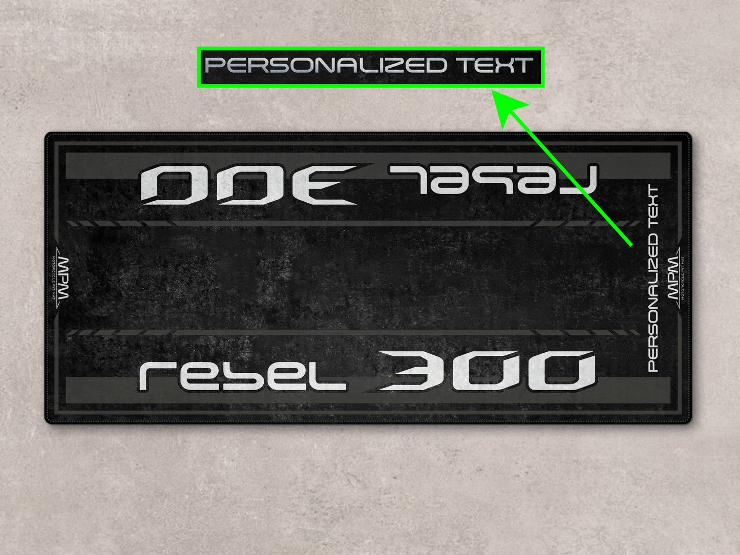 MPM Motorcycle Mat for Honda Rebel 300 - MM7440