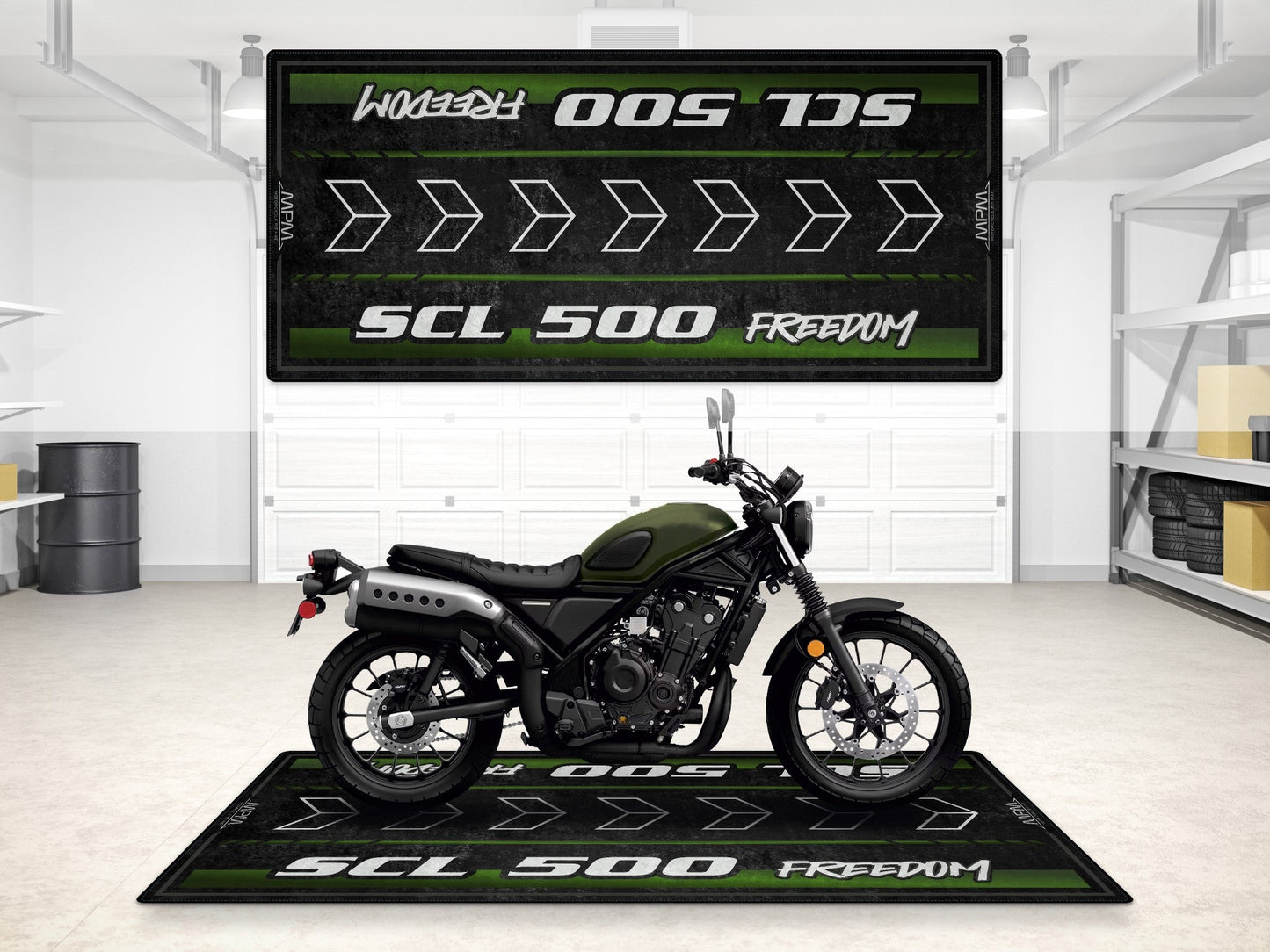 MPM Motorcycle Mat for Honda SCL500 - MM7448