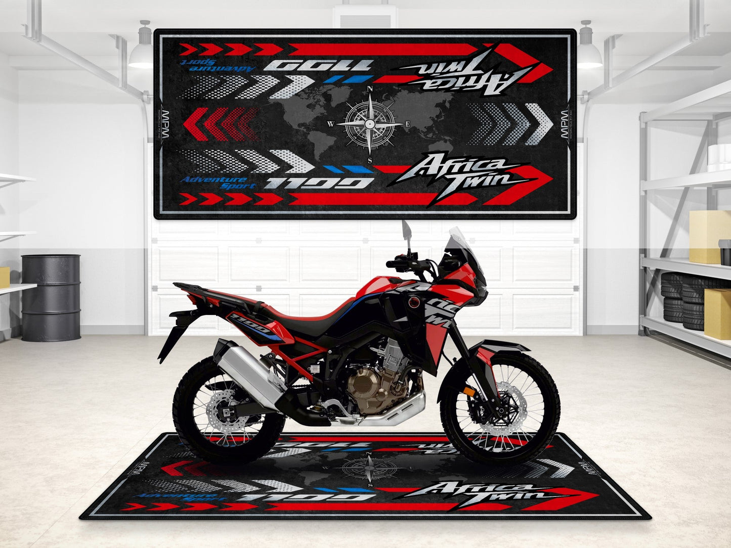 MPM Motorcycle Mat for Honda Africa Twin - MM7452