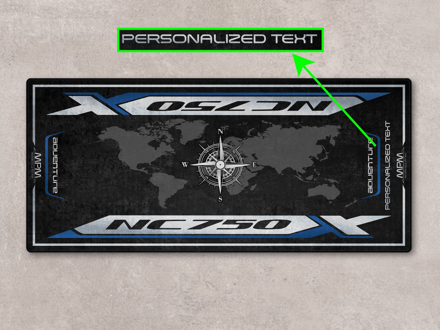 MPM Motorcycle Mat for Honda NC750X - MM7454