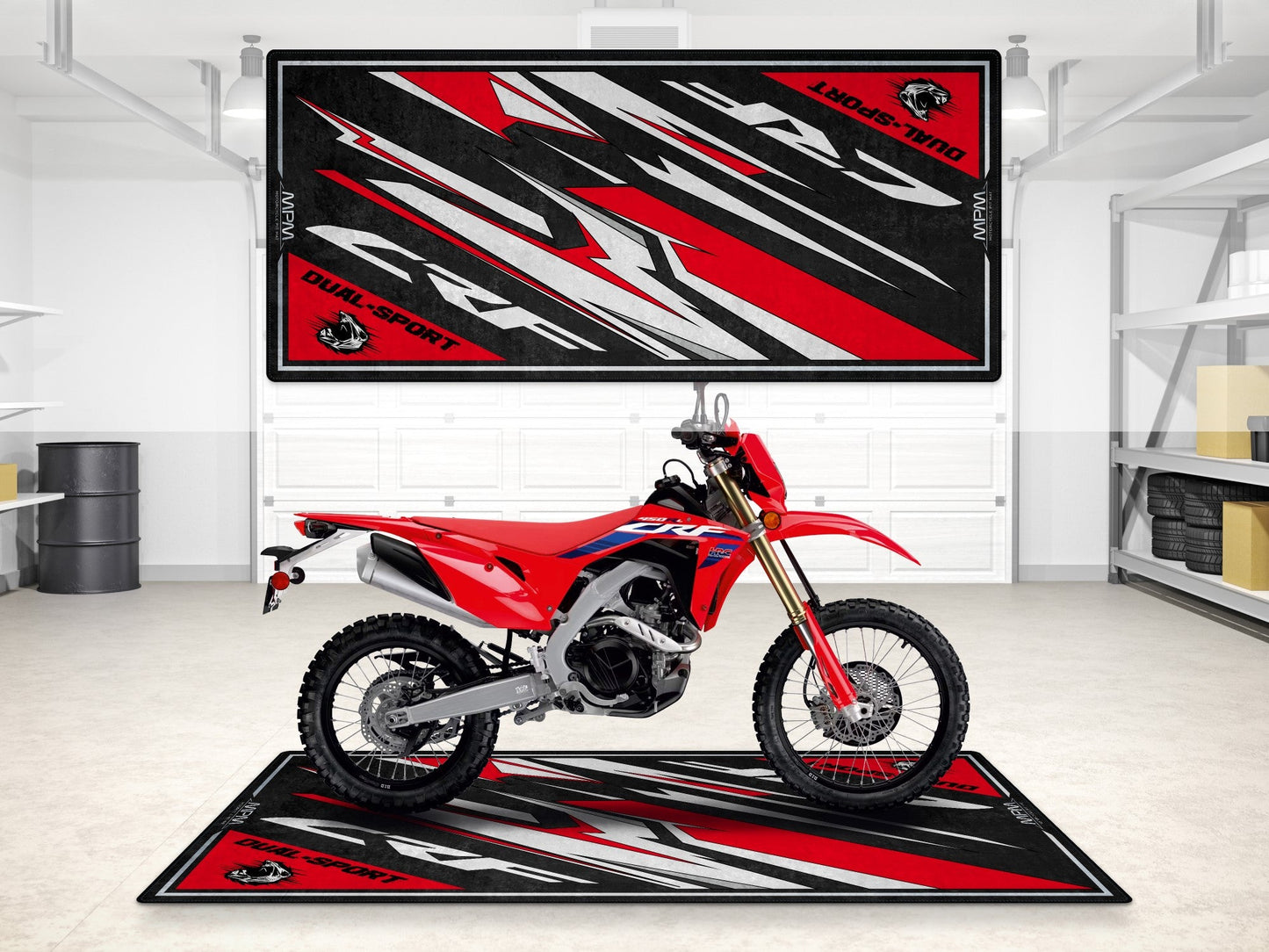 MPM Motorcycle Mat for Honda CRF - MM7457