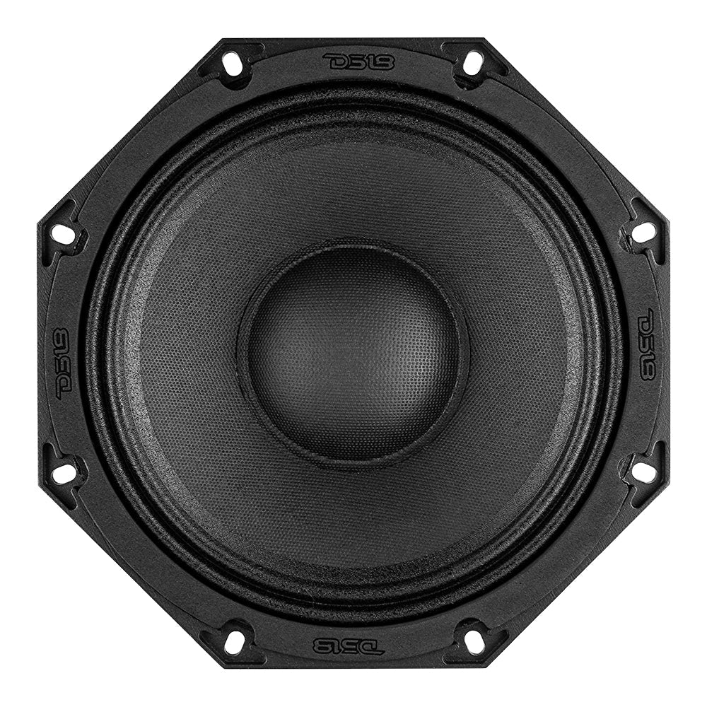 Octagonal 8" Mid-Range Loudspeaker 400 Watts Rms 8-Ohm