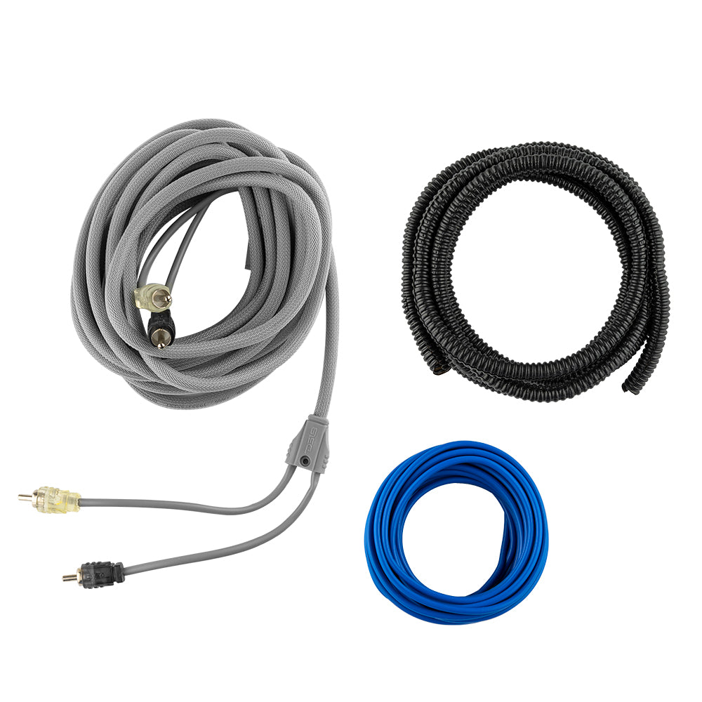 8-GA CCA Amplifier Installation Kit - SILVER