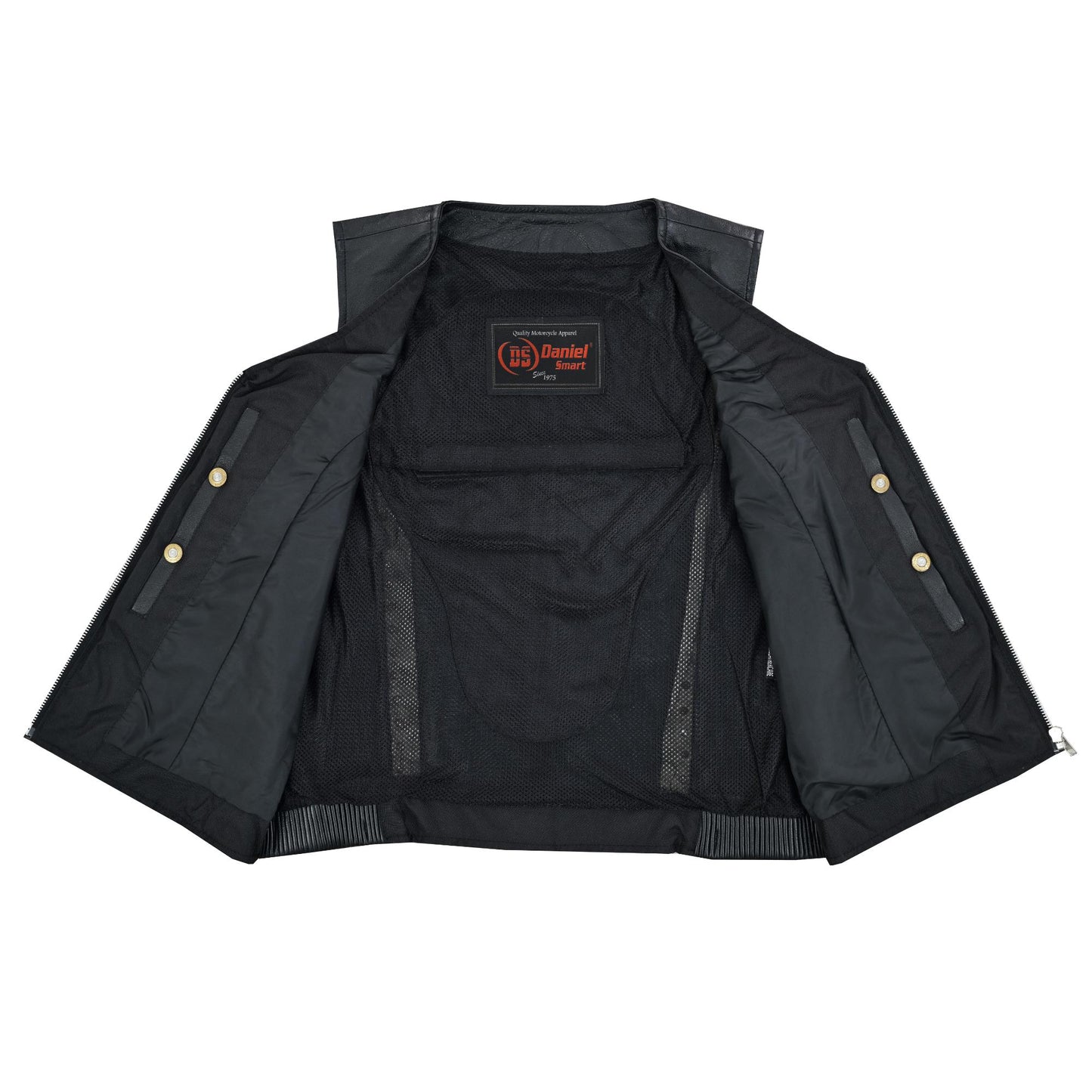 Biker Babe Women's Studded Leather Motorcycle Vest