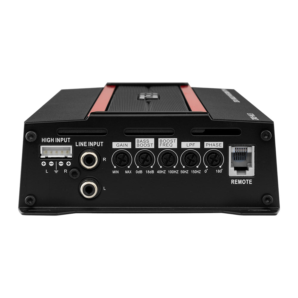 DS18 CANDY-XXL1B Compact Class D 1-Channel Monoblock Car Amplifier 3000 Watts 1-Ohm