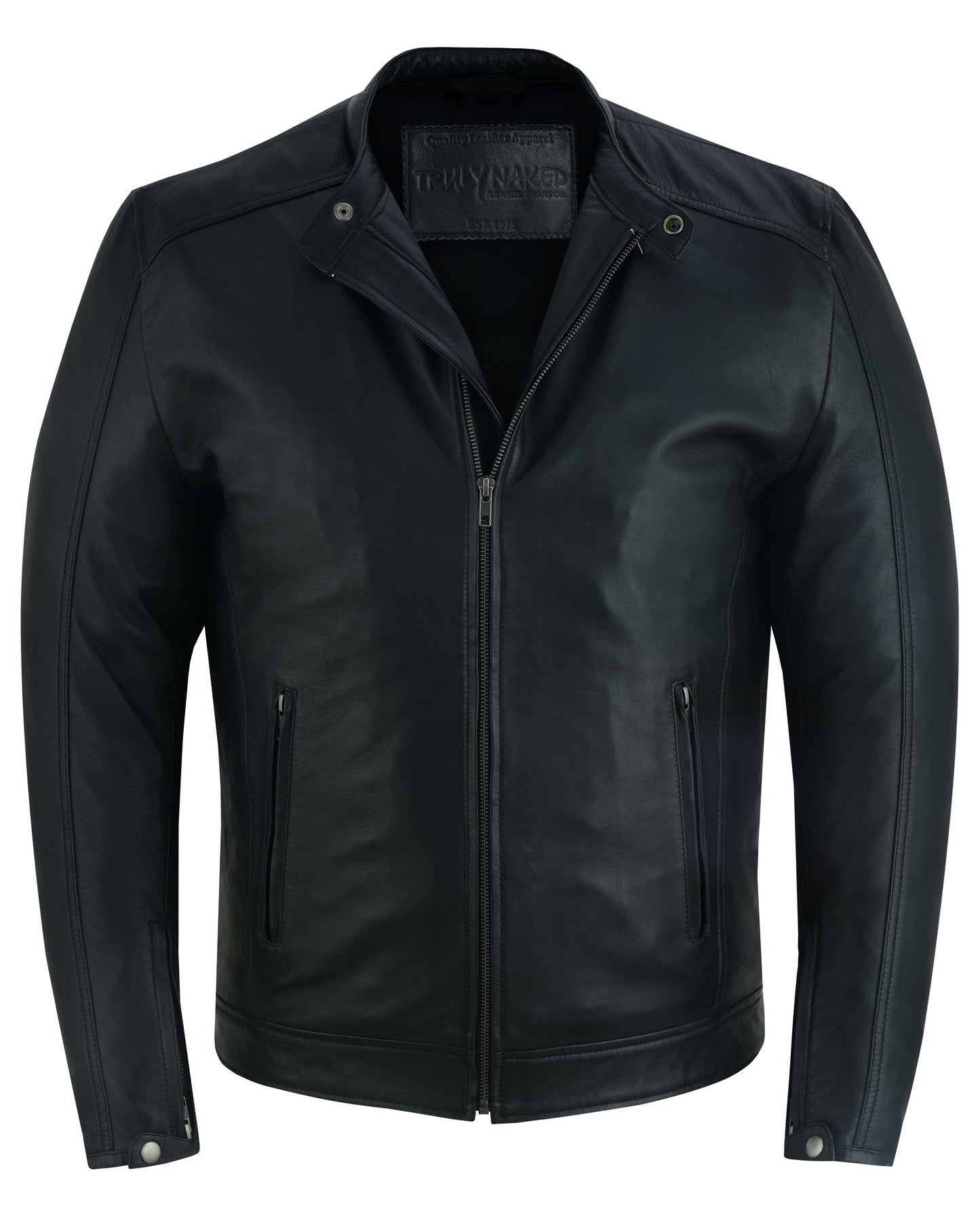 Classic Joe Men's Fashion Lambskin Leather Jacket