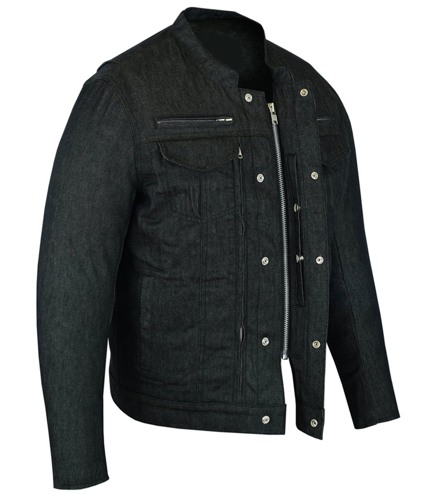 Mens Rough Rub-Off Denim Jacket