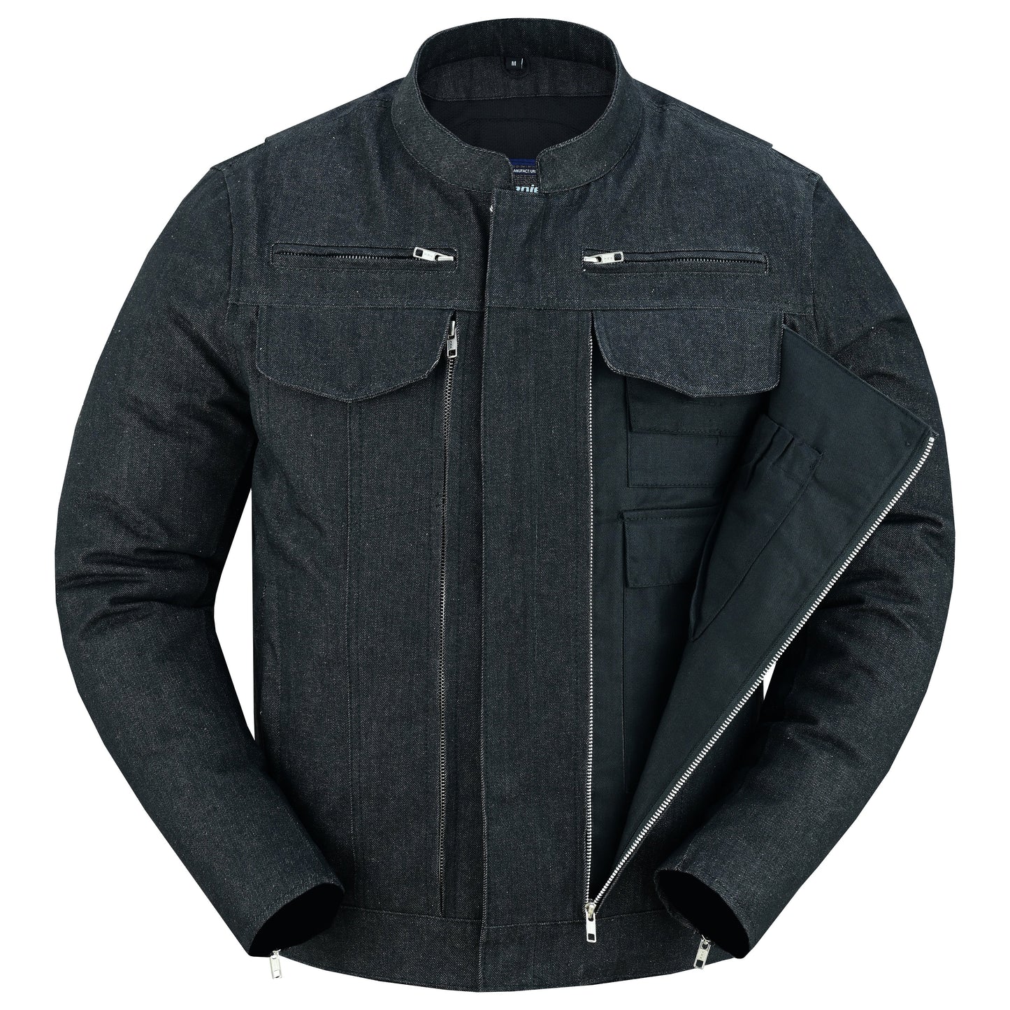 Mens Rough Rub-Off Denim Jacket