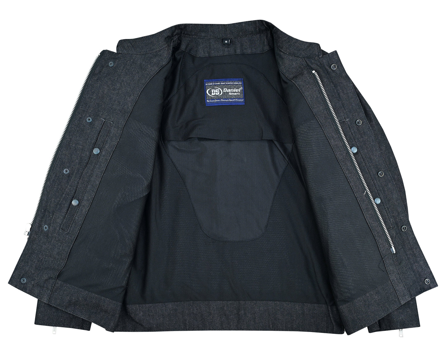 Mens Rough Rub-Off Denim Jacket